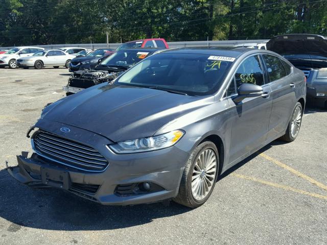 3FA6P0K92FR310120 - 2015 FORD FUSION TIT GRAY photo 2