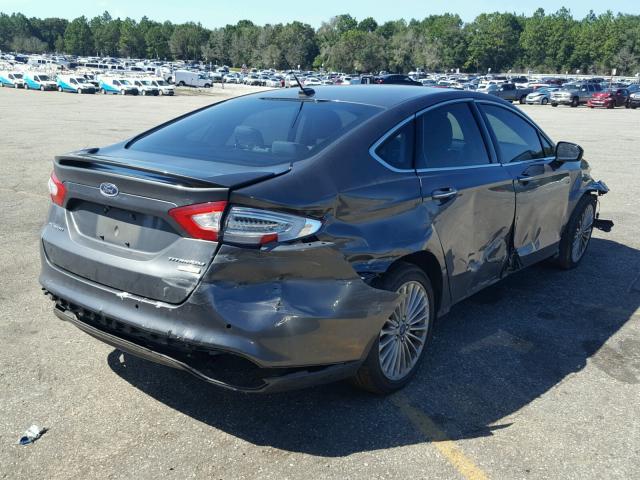 3FA6P0K92FR310120 - 2015 FORD FUSION TIT GRAY photo 4