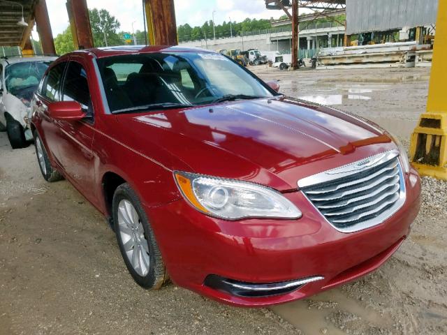 1C3CCBBG8DN678082 - 2013 CHRYSLER 200 TOURIN RED photo 1