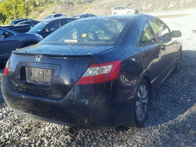 2HGFG1B98AH500963 - 2010 HONDA CIVIC EXL BLACK photo 4