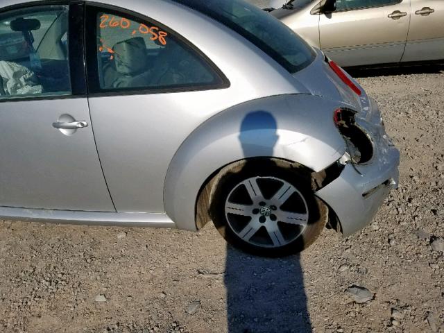 3VWRR31C76M403533 - 2006 VOLKSWAGEN NEW BEETLE ვერცხლისფერი ფოტო 9