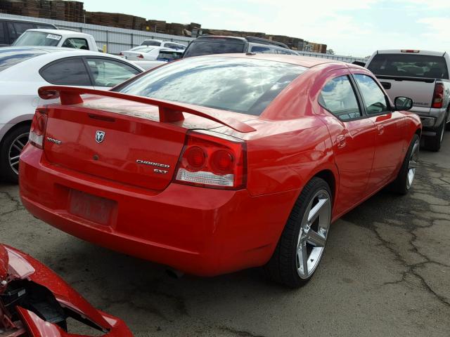 2B3KA33V69H585580 - 2009 DODGE CHARGER SX RED photo 4