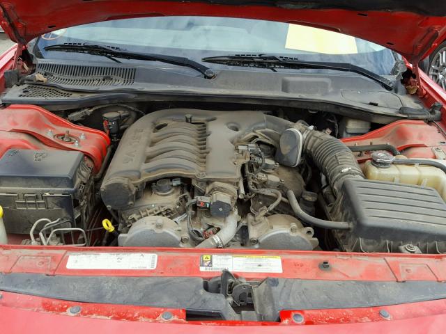 2B3KA33V69H585580 - 2009 DODGE CHARGER SX RED photo 7