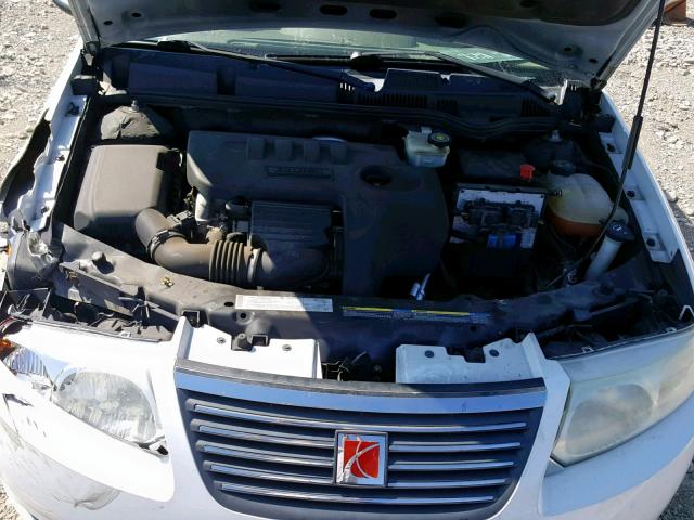 1G8AJ52F55Z166348 - 2005 SATURN ION LEVEL WHITE photo 7
