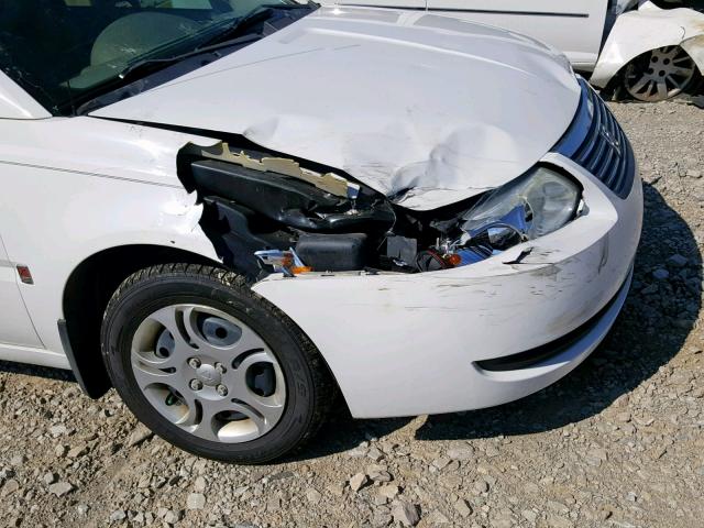 1G8AJ52F55Z166348 - 2005 SATURN ION LEVEL WHITE photo 9