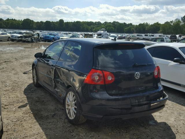 WVWEV71K37W021514 - 2007 VOLKSWAGEN NEW GTI BLACK photo 3