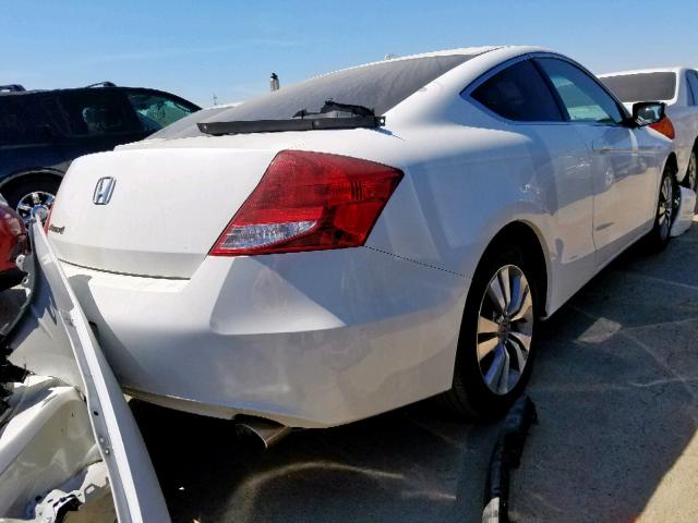 1HGCS1B80BA009084 - 2011 HONDA ACCORD EXL WHITE photo 4