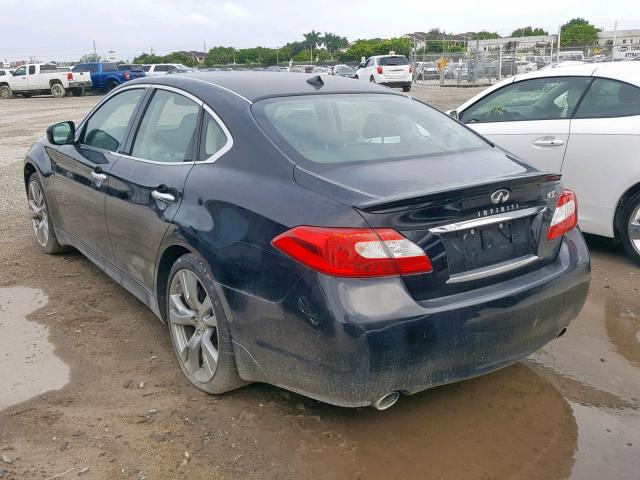 JN1BY1AP9BM322072 - 2011 INFINITI M37 BLACK photo 3