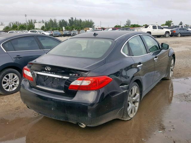 JN1BY1AP9BM322072 - 2011 INFINITI M37 BLACK photo 4