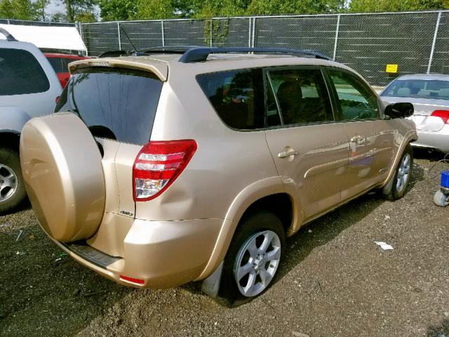 2T3DK4DV4BW044221 - 2011 TOYOTA RAV4 LIMIT GOLD photo 4