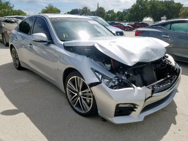 JN1BV7AP1EM683893 - 2014 INFINITI Q50 BASE SILVER photo 1