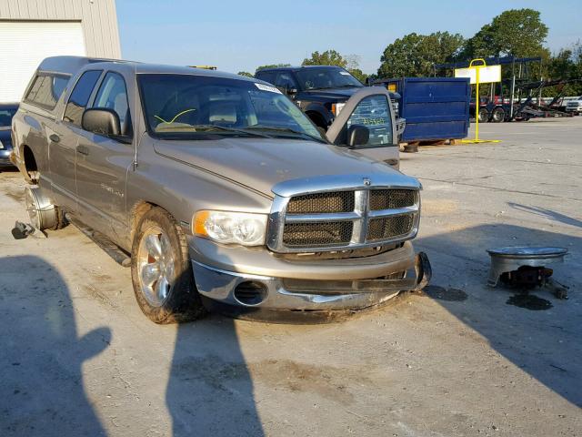 1D7HA18D24S723037 - 2004 DODGE RAM 1500 S TAN photo 1