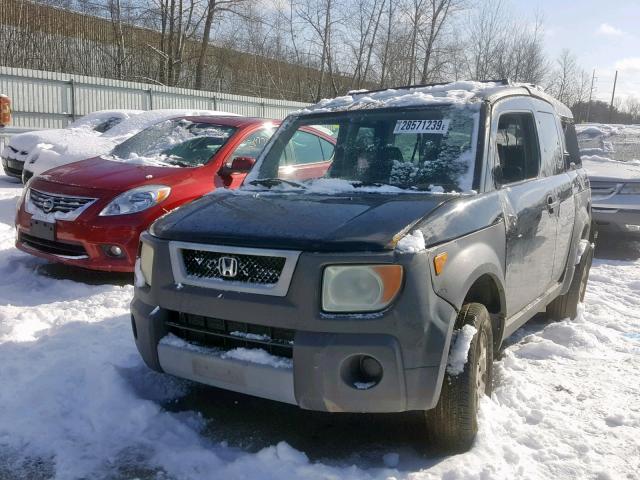 5J6YH28533L021672 - 2003 HONDA ELEMENT EX GRAY photo 2