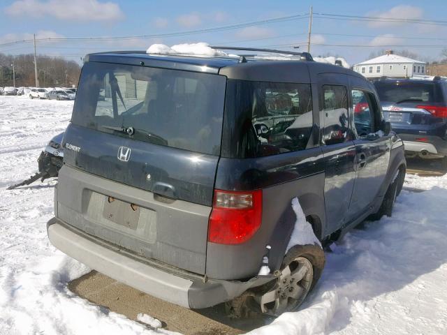 5J6YH28533L021672 - 2003 HONDA ELEMENT EX GRAY photo 4