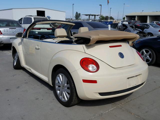 3VWRG31Y29M403977 - 2009 VOLKSWAGEN NEW BEETLE WHITE photo 3