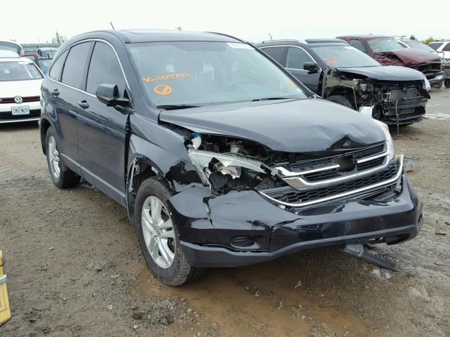 5J6RE3H73BL029743 - 2011 HONDA CR-V EXL BLACK photo 1