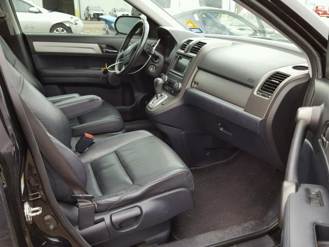 5J6RE3H73BL029743 - 2011 HONDA CR-V EXL BLACK photo 5