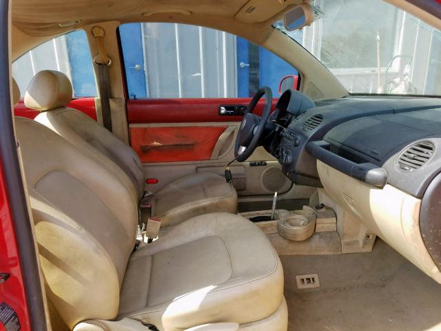 3VWCK21C63M405578 - 2003 VOLKSWAGEN NEW BEETLE წითელი ფოტო 5