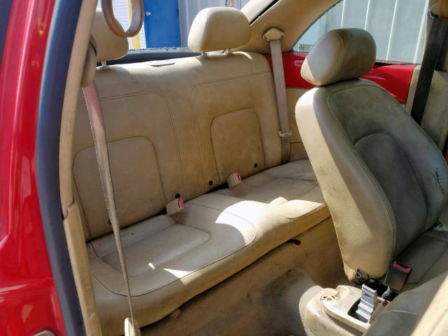 3VWCK21C63M405578 - 2003 VOLKSWAGEN NEW BEETLE წითელი ფოტო 6