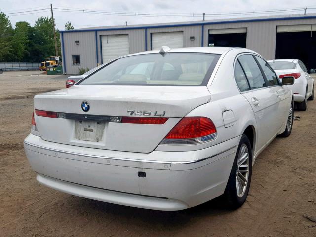 WBAGN63483DS44541 - 2003 BMW 745 LI WHITE photo 4