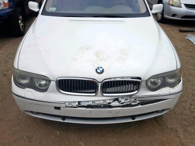 WBAGN63483DS44541 - 2003 BMW 745 LI WHITE photo 7