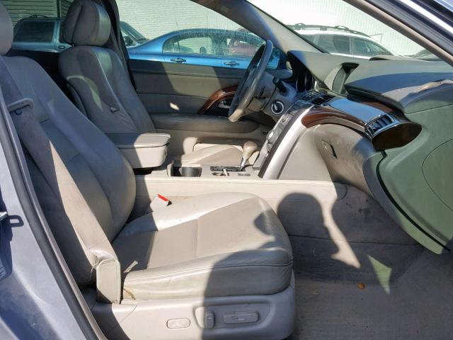 JH4KB16555C017179 - 2005 ACURA RL BLUE photo 5