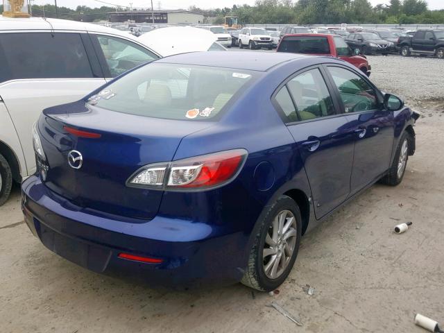 JM1BL1VG4C1506182 - 2012 MAZDA 3 I BLUE photo 4