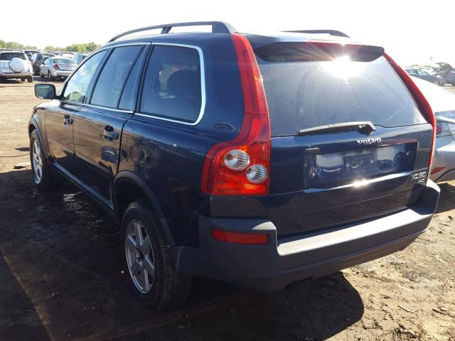 YV1CZ59H741062725 - 2004 VOLVO XC90 BLUE photo 3