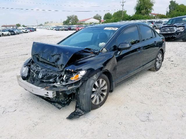 19XFA16919E007448 - 2009 HONDA CIVIC EXL 黑色 照片 2
