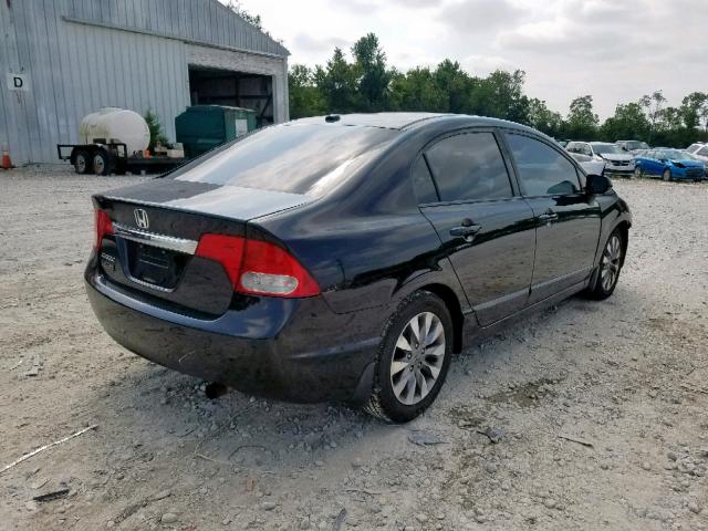 19XFA16919E007448 - 2009 HONDA CIVIC EXL 黑色 照片 4