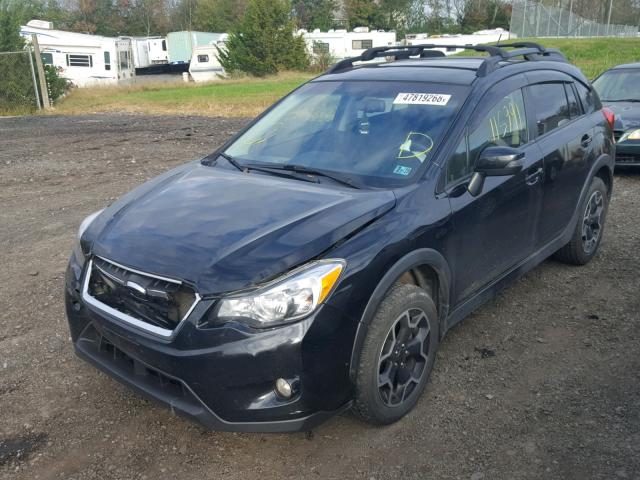 JF2GPAMC4F8217518 - 2015 SUBARU XV CROSSTR BLACK photo 2