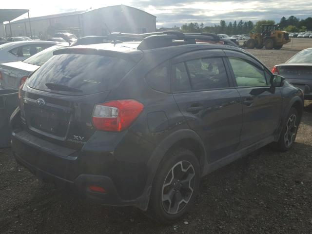 JF2GPAMC4F8217518 - 2015 SUBARU XV CROSSTR BLACK photo 4