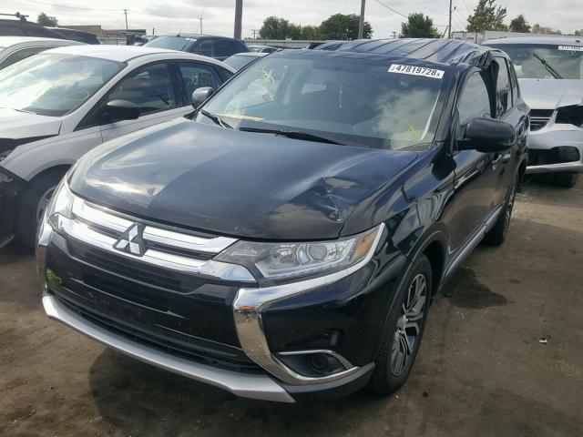 JA4AZ3A39GZ018517 - 2016 MITSUBISHI OUTLANDER BLACK photo 2