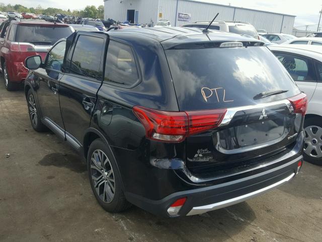 JA4AZ3A39GZ018517 - 2016 MITSUBISHI OUTLANDER BLACK photo 3