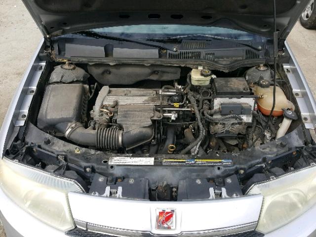 1G8AG54FX4Z118743 - 2004 SATURN ION LEVEL SILVER photo 7