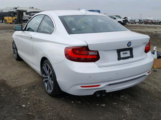 WBA2F9C33HV984175 - 2017 BMW 230I WHITE photo 3