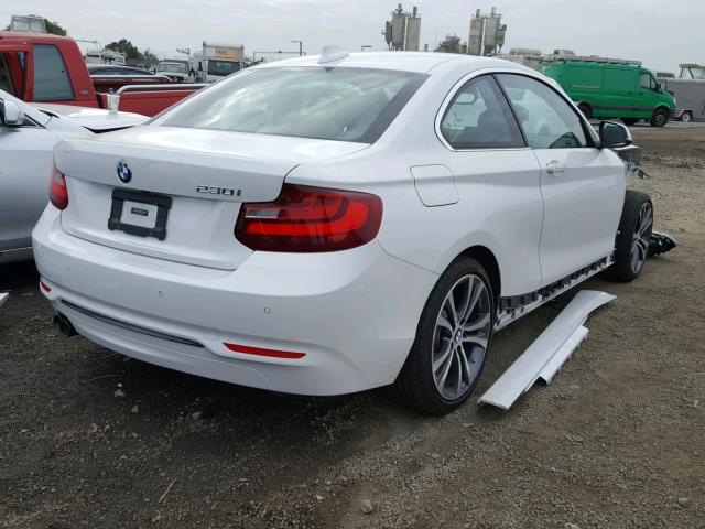 WBA2F9C33HV984175 - 2017 BMW 230I WHITE photo 4