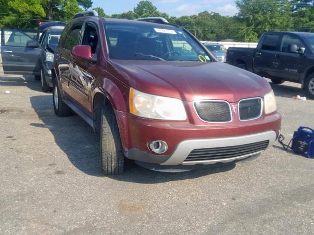 2CKDL63F776085621 - 2007 PONTIAC TORRENT MAROON photo 1