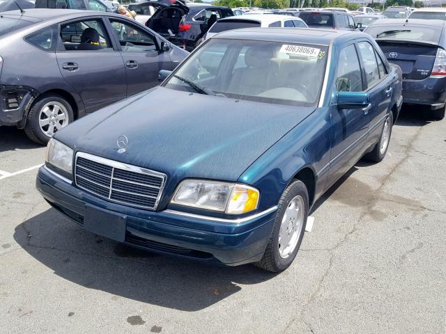 WDBHA23E7VF526647 - 1997 MERCEDES-BENZ C 230 GREEN photo 2