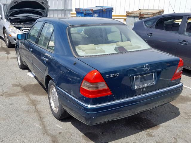 WDBHA23E7VF526647 - 1997 MERCEDES-BENZ C 230 GREEN photo 3