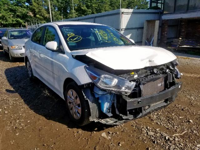 3KPA24AB0JE074730 - 2018 KIA RIO LX WHITE photo 1