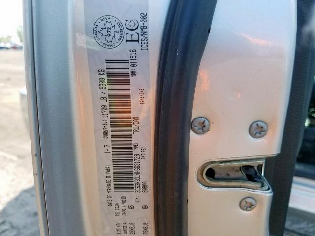 3C63R3DL4HG631728 - 2017 RAM 3500 SLT SILVER photo 10