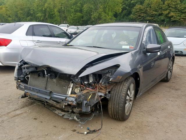 1HGCP26899A112533 - 2009 HONDA ACCORD EXL GRAY photo 2