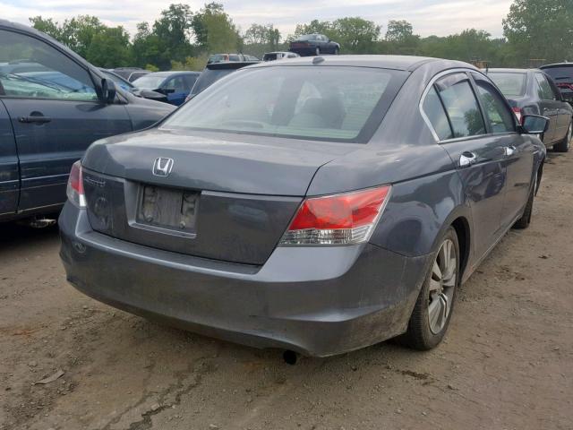 1HGCP26899A112533 - 2009 HONDA ACCORD EXL GRAY photo 4