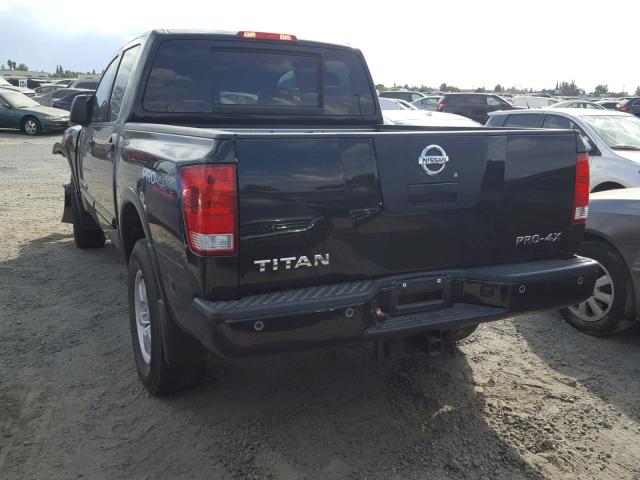 1N6AA0EC7CN300417 - 2012 NISSAN TITAN S BLACK photo 3