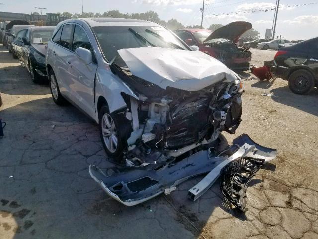 5J8TB3H3XFL016576 - 2015 ACURA RDX WHITE photo 1