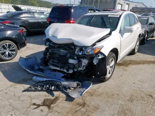 5J8TB3H3XFL016576 - 2015 ACURA RDX WHITE photo 2