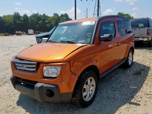 5J6YH28726L022012 - 2006 HONDA ELEMENT EX ORANGE photo 2