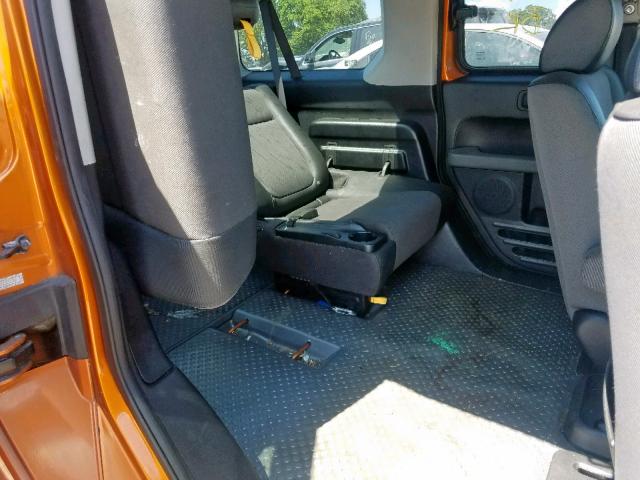 5J6YH28726L022012 - 2006 HONDA ELEMENT EX ORANGE photo 6