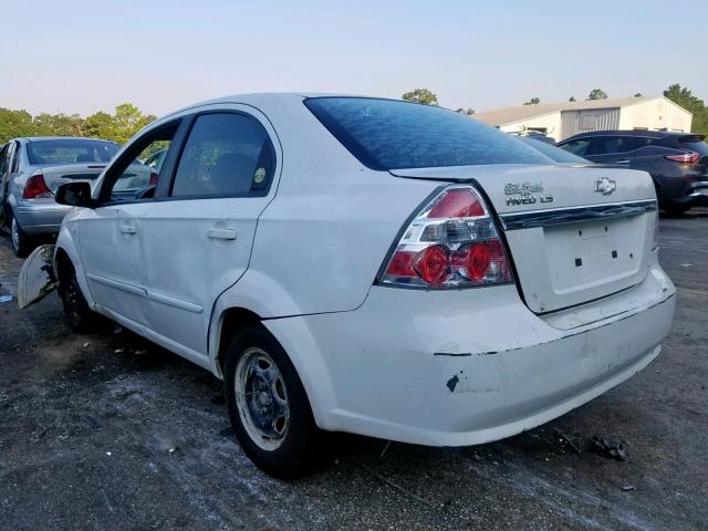 KL1TD56608B090767 - 2008 CHEVROLET AVEO BASE Ağ foto 3